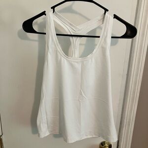 Lululemon Cool Racerback Short Tank Top Nulu. White.